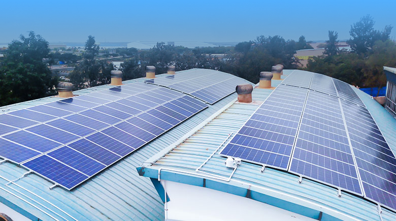 Industrial Solar Power Plant from Evaskaenergy