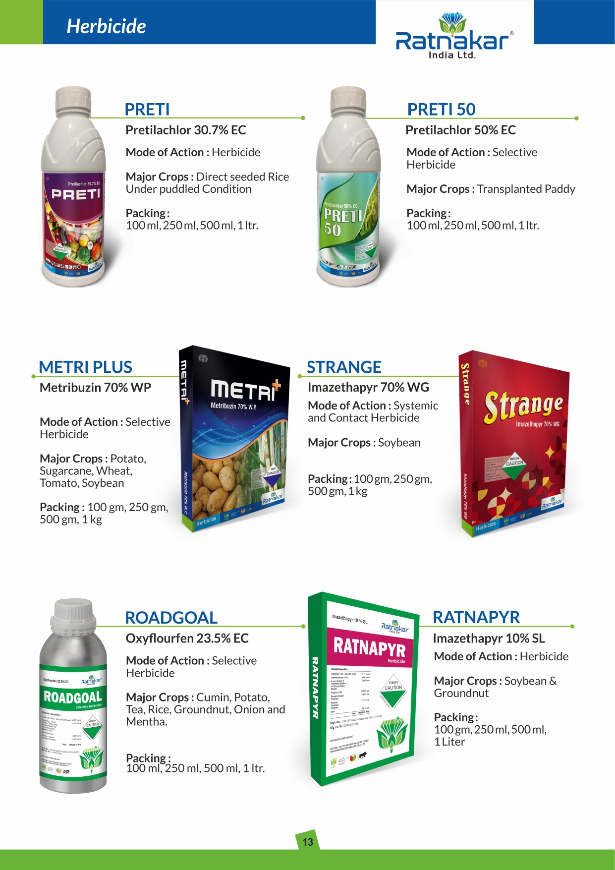 Herbicides Preti 50
