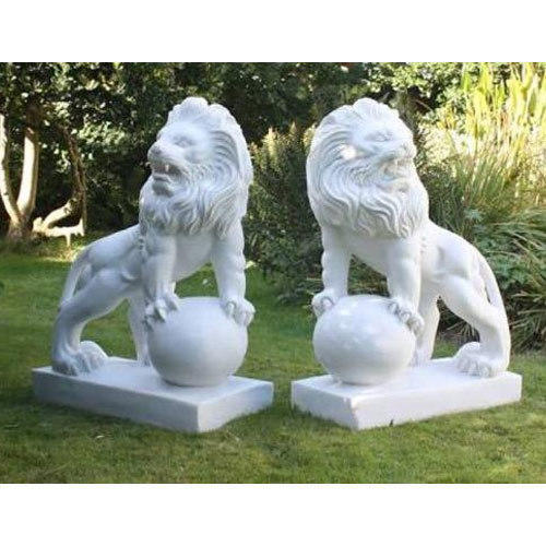 Marble Lion Statue