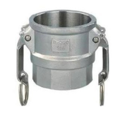 2 Inch Stainless Steel Type D Female Camlock Coupling For Structure Pipe