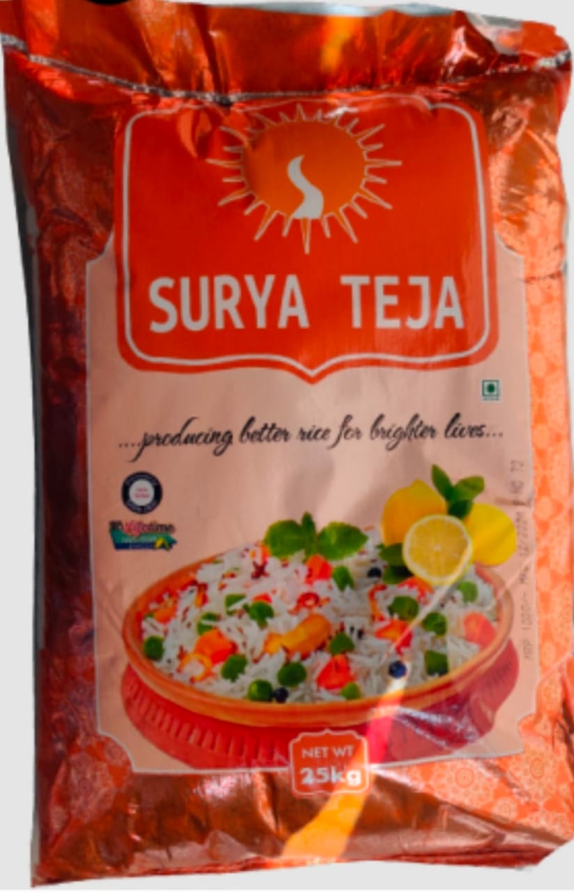 Surya Teja Premium Quality HMT Rice : 25 Kg