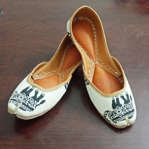 Printed Leather Jutti For Women from Disha Enterprises