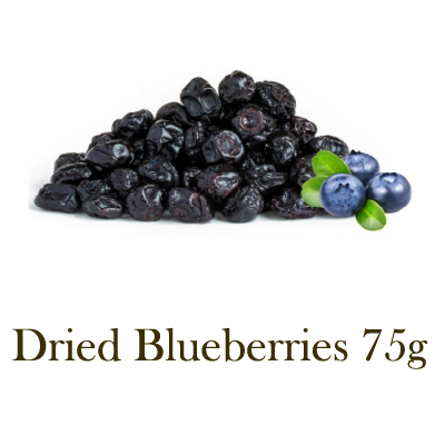 Dried Blueberries 75g from Mynuts