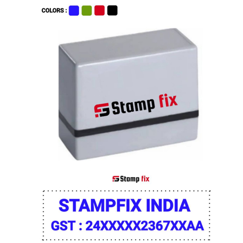 Pre ink GST stamp
