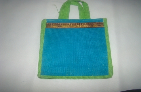 JUTE BAG WITH BORDER from YRS Enterprises