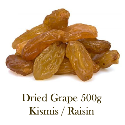 Dried Grape Kismis / Raisin 500g from Mynuts