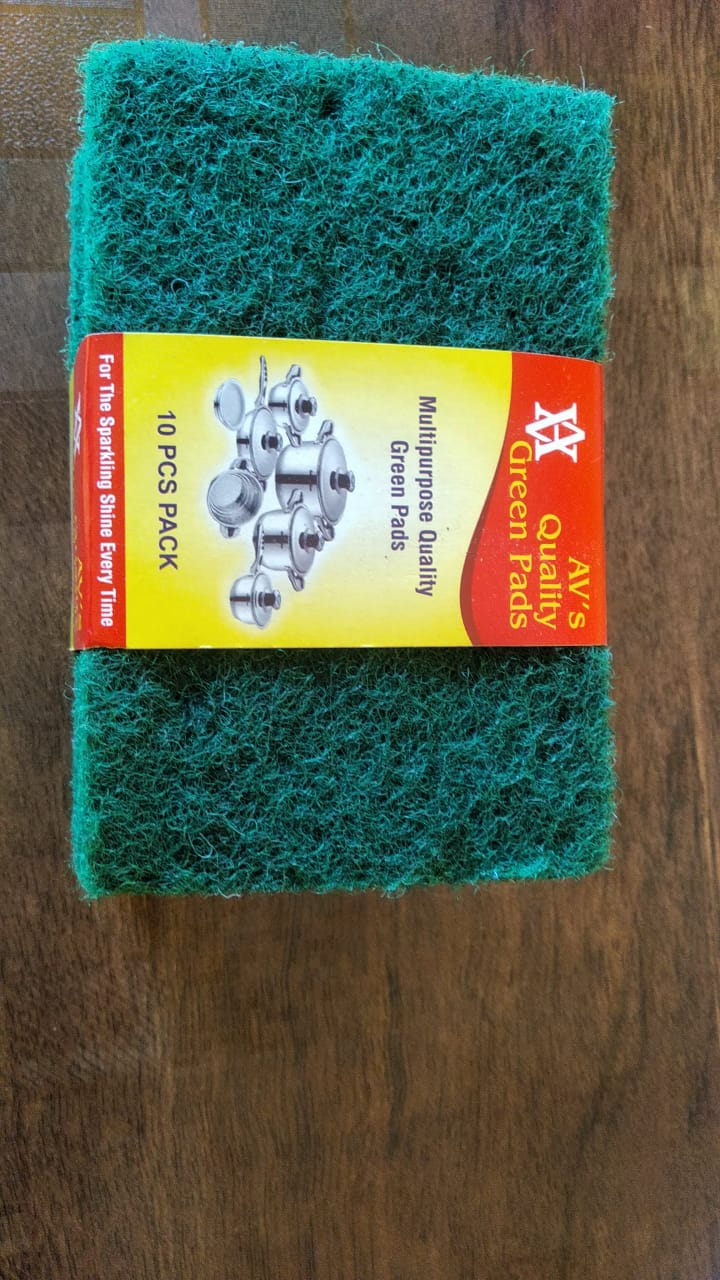 Multipurpose Quality Green Pads, 10 PCS Pack from AV ENTERPRISES