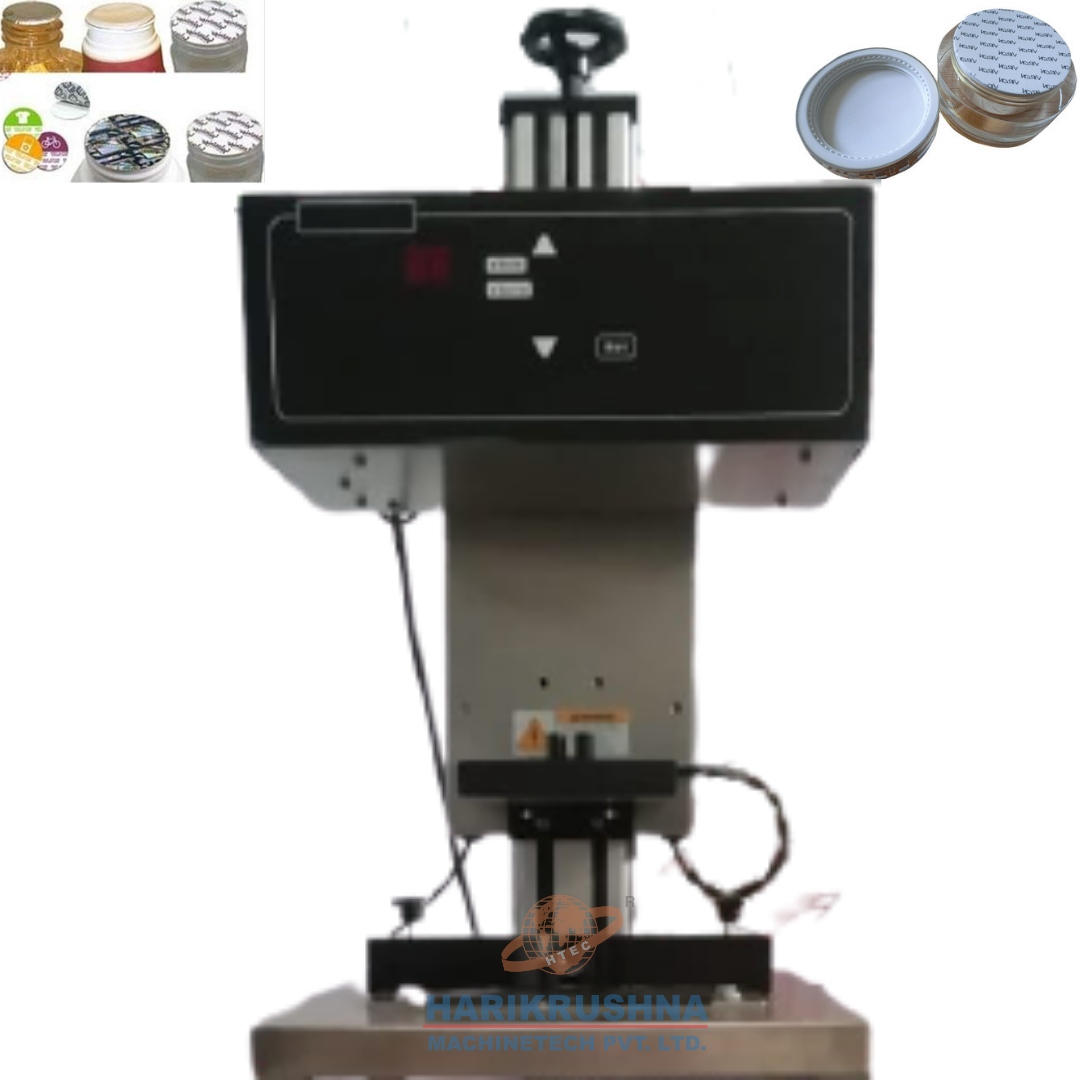SEMI-AUTOMATIC INDUCTION CAP SEALING MACHINE from Harikrushna Machines Pvt. Ltd.