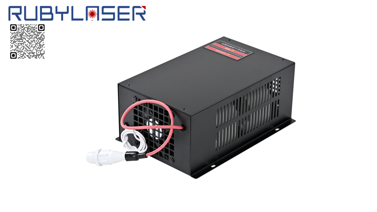 ZS-120W CO2 laser power supply 120Watt HV CO2 PSU air cooling 110/220V input 120watt laser power source rubylasertech