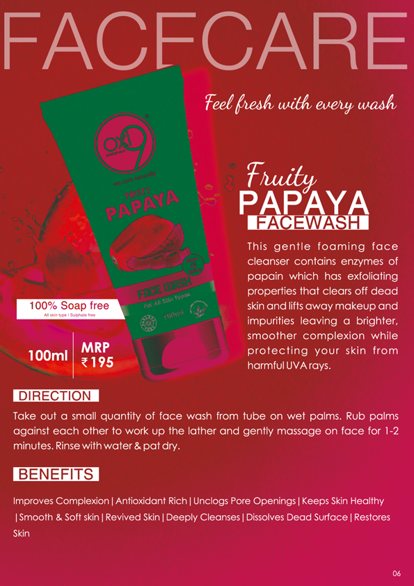 Fruity Papaya Facewash