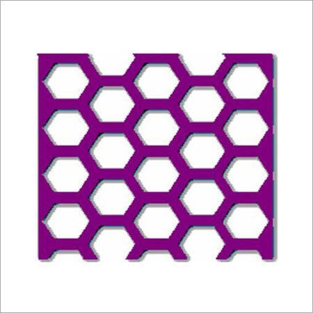 Perforated Sheets - Hexagon Perforation from Southern Metal Perforators 