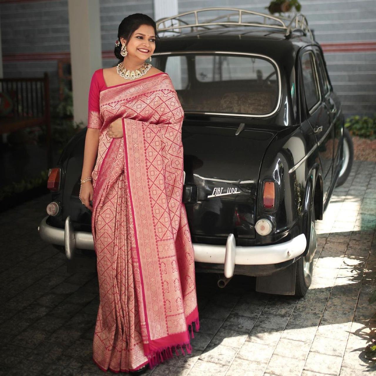 Designer Choise Organic Banarasi Sarees for Special Days from Sasta bazar