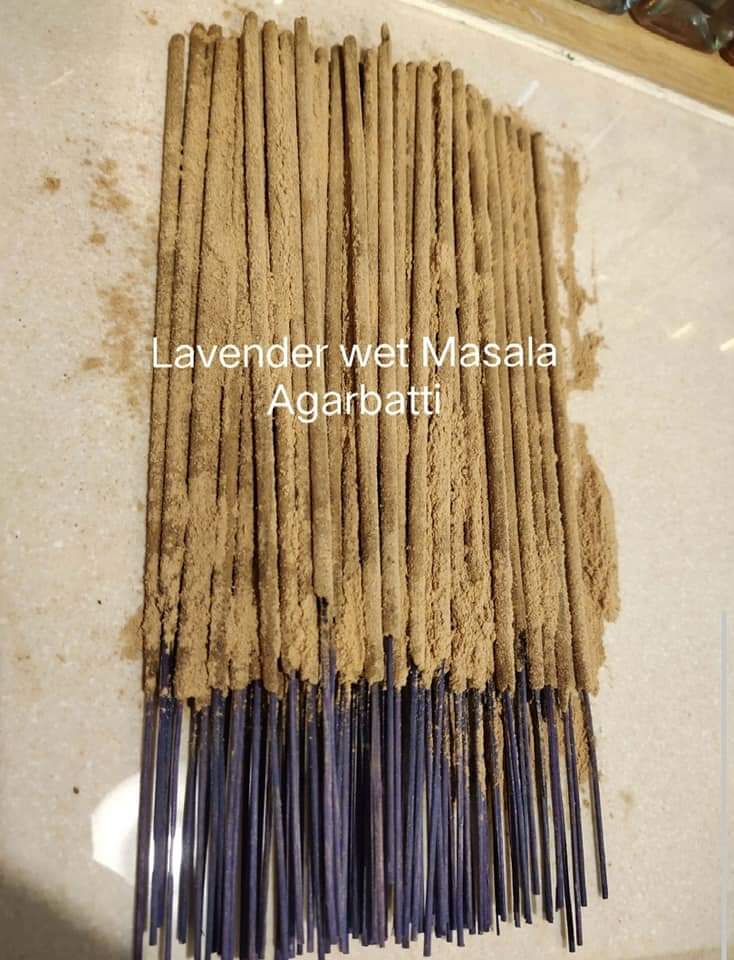 Lavender Wet Masala Agarbatti from Monika Grah Udyog