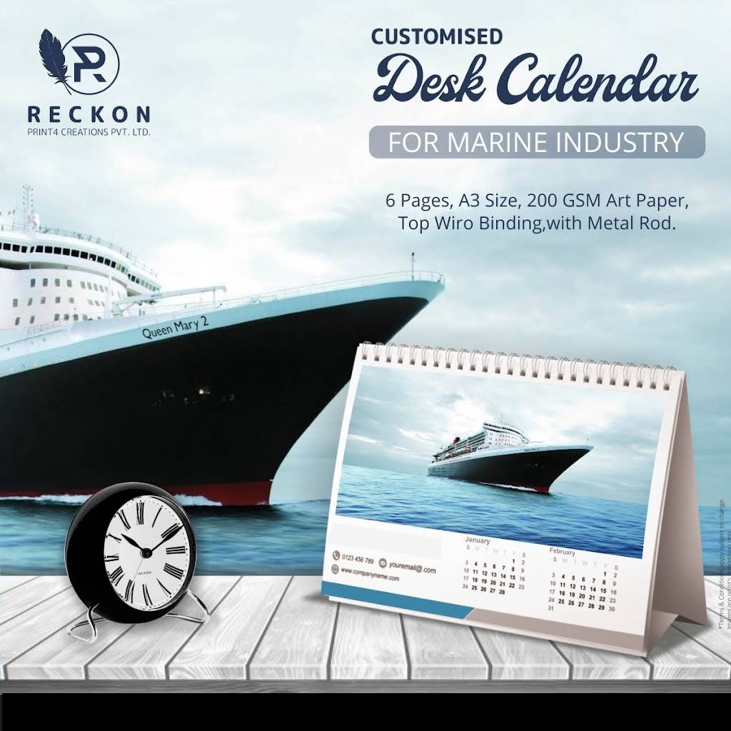 CUSTOMISED DESK CALENDAR