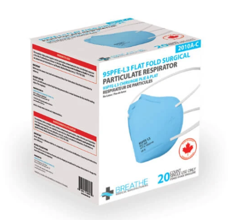 N95 Medical & Surgical Flat Fold Particulate Respirator
