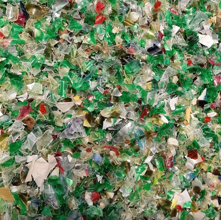 Multy Color PET Flakes