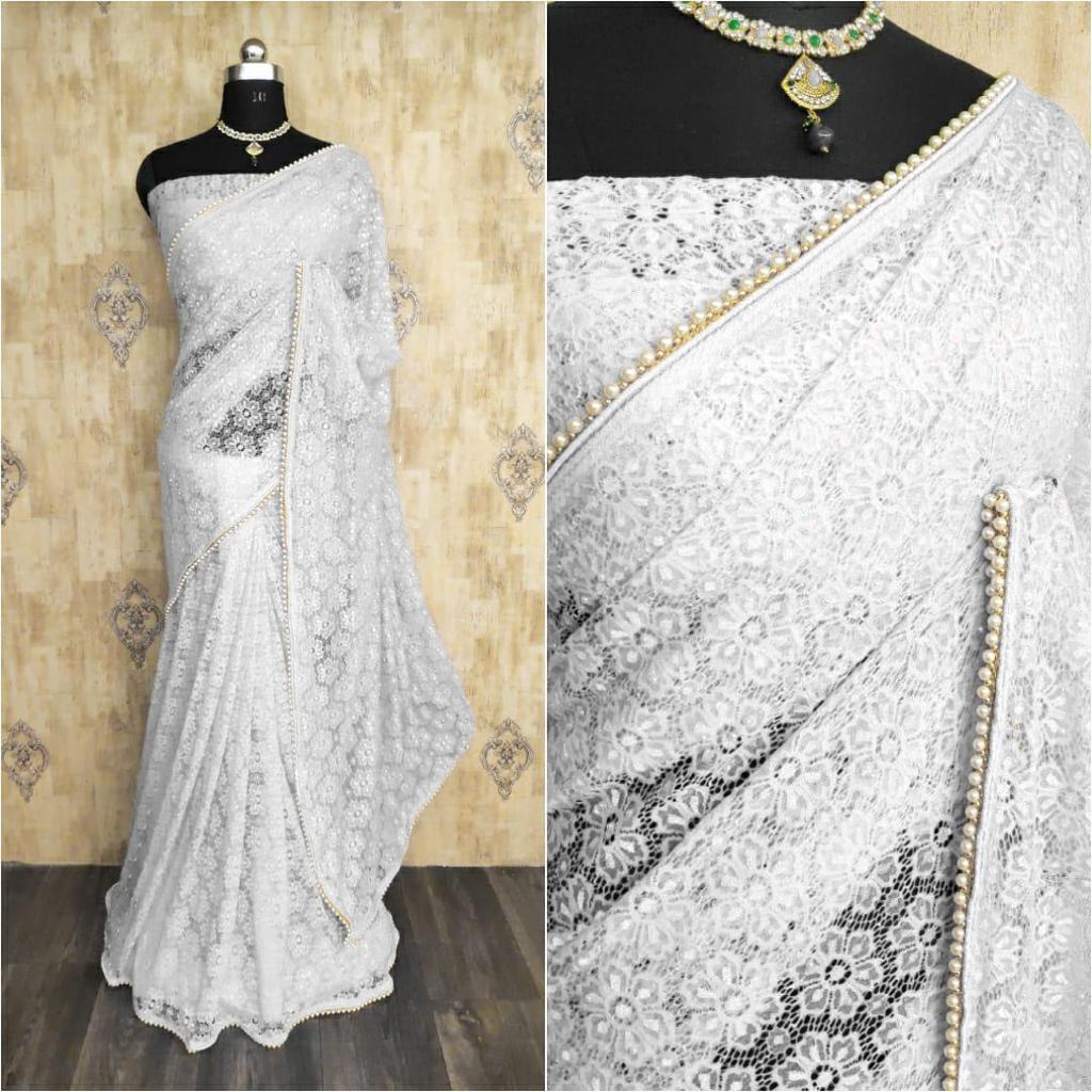 CREATION PRESENTING NEW RUSAL NET SAREE