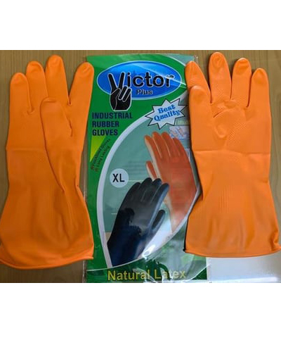 Victor Plus Industrial Rubber Hand Gloves from Jackpot Durables