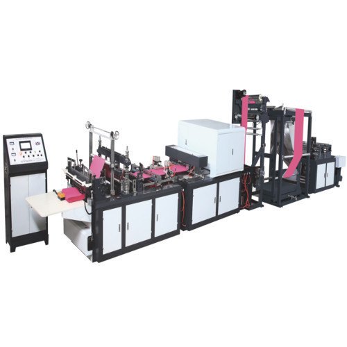 Fully Automatic Non Woven Box Bag Making Machine from Om Sai Ram Enterprises