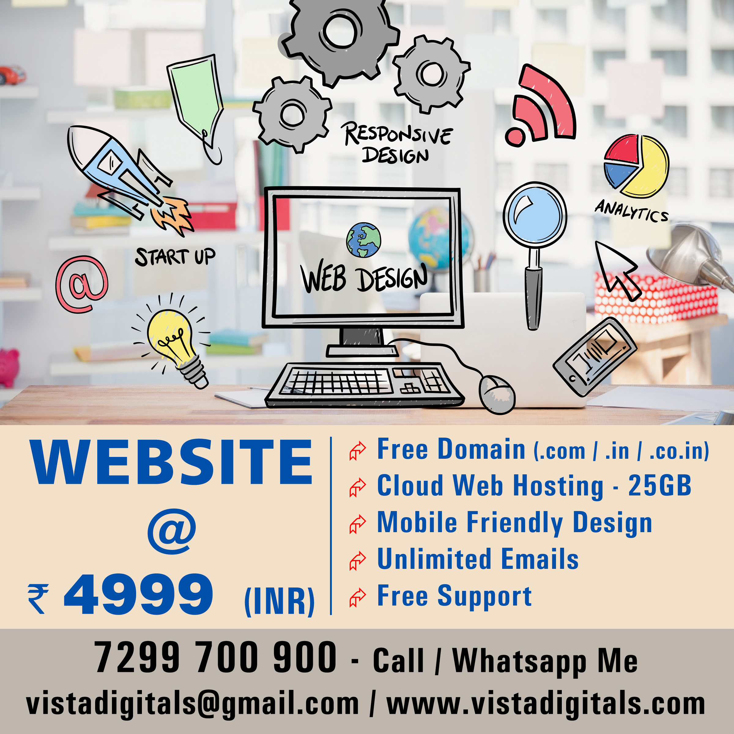 Website Designing from Vista Digitals