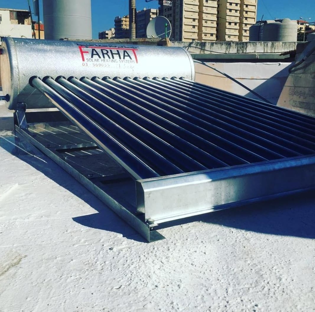 150liter 15 tube thermosyphon Solar water heater from Farhat EST