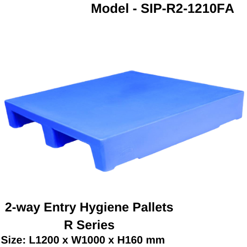  Hygiene Platic Pallets - 2 way entry