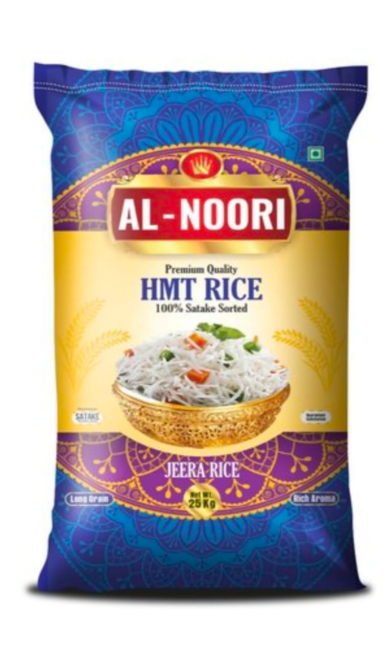 Al-Noori Premium Quality HMT Rice 100% Sateke Sorted - 25 Kg