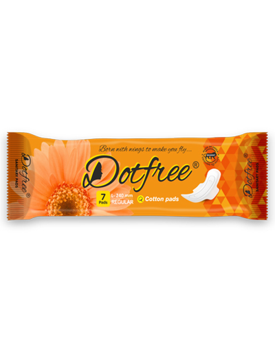 DOT Free Regular Sanitary Pads - 240MM from Jackpot Durables