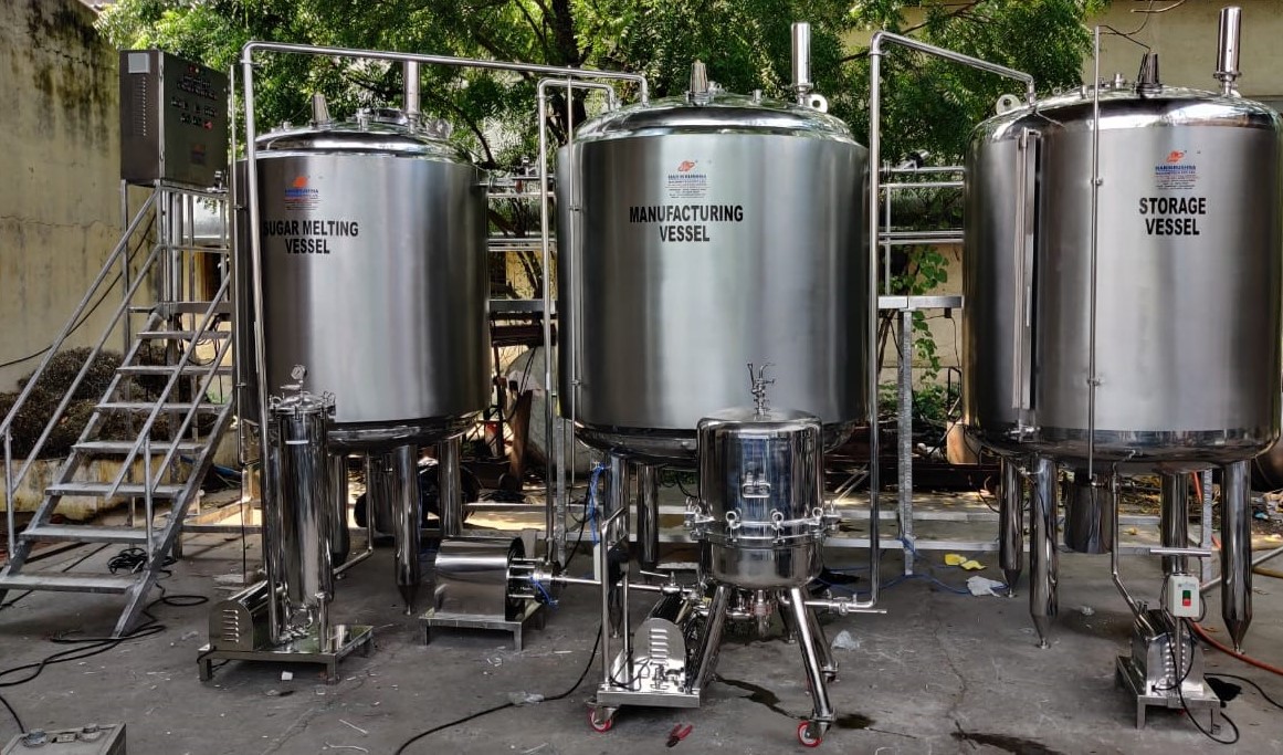 ORAL LIQUID / SYRUP / SUSPENSION LIQUID MANUFACTURING PLANT from Harikrushna Machines Pvt. Ltd.