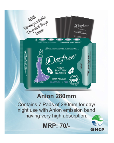 Dotfree Extra Premium Anion Ultra Sanitary Pads from Jackpot Durables