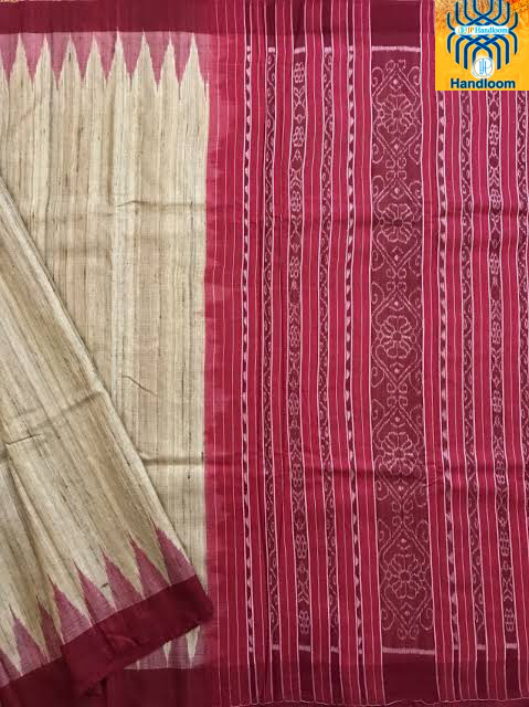 Tussar Gheecha Saree