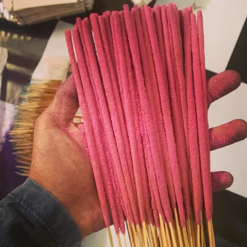 Handrolled Rosemary Agarbatti  from Shiva-Dhama India 
