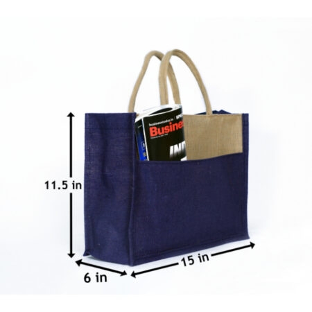 Blue Utility Bag from Sun Jutebags