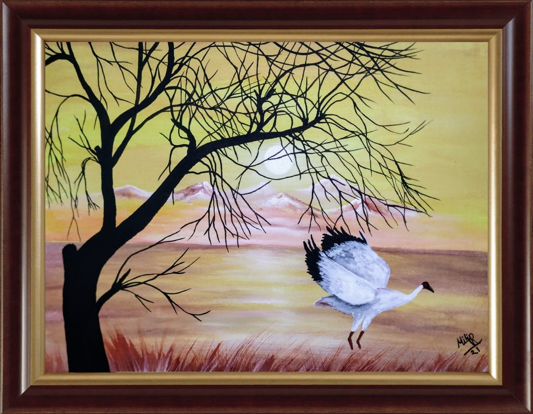 Canvas Acrylic Painting By Mihir Bagchi from Mihir Bagchi Painting 