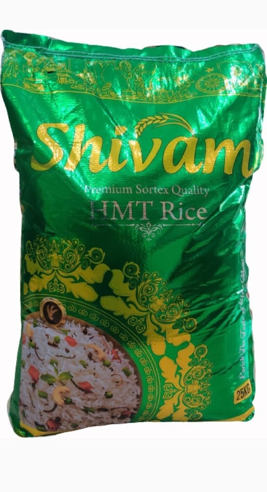 Shivam Premium Sortex Quality HMT Rice - 25 Kg