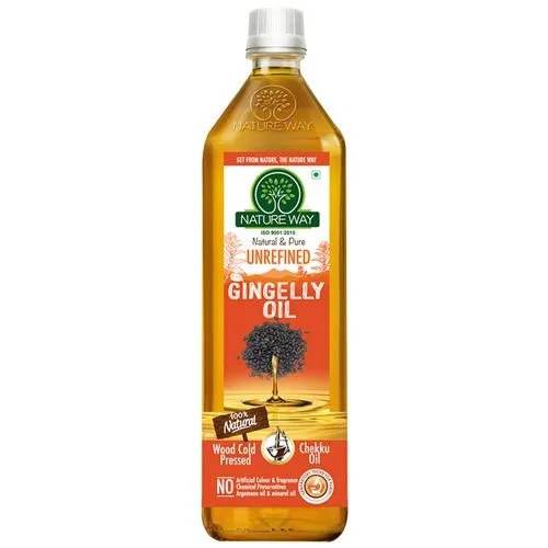 Nature Way 100% Natural & Pure Gingelly Oil - Unrefined, Cold-Pressed from Ranga Foods (Fresh Butter & Ghee Shop)