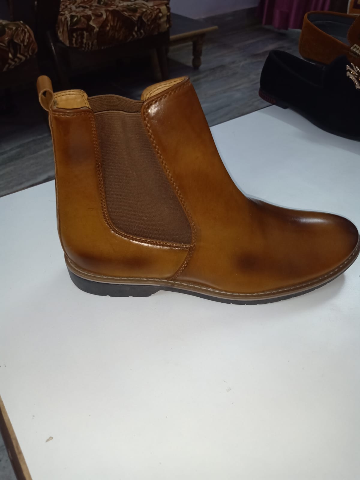 Leather shoes  from Mehar Creations 