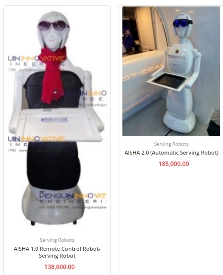 Automatic serving robot
