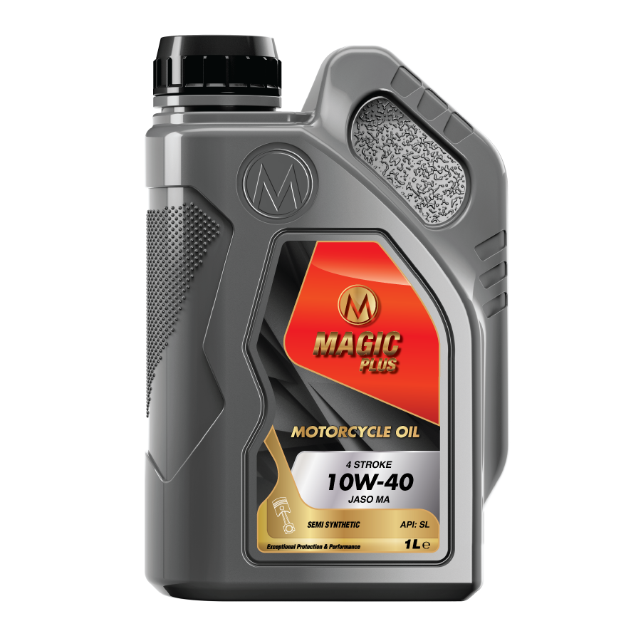 MAGIC PLUS 4T MOTORCYCLE OIL API SL SAE 10W-40 from MAGIC PLUS