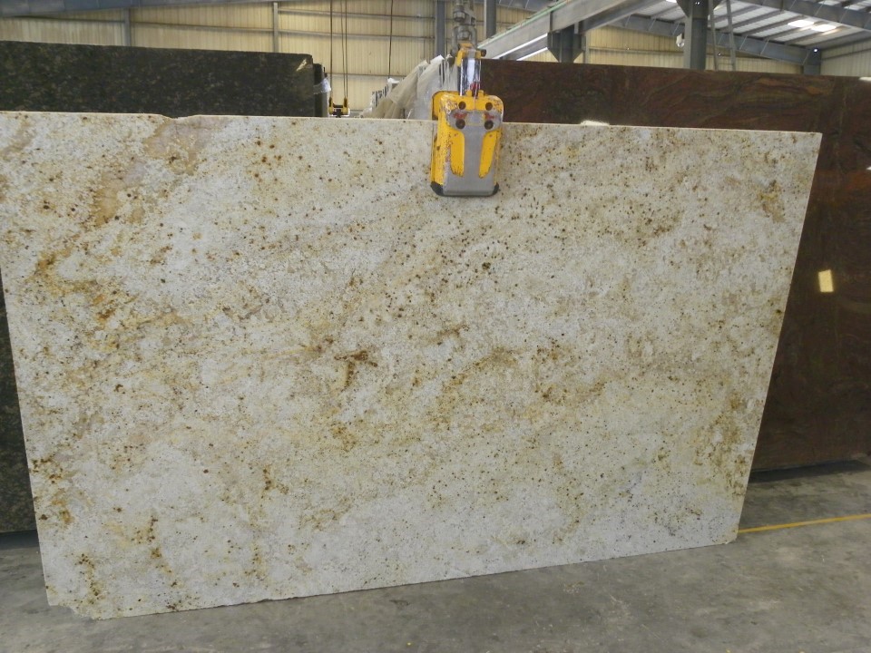 COLONIAL CREAM GRANITES SLAB from V S Granites
