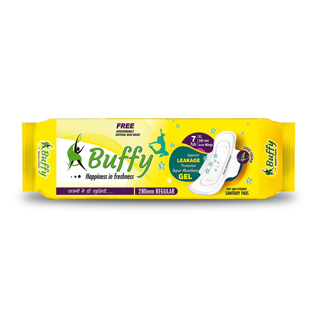 Buffy Anti Bacterial 280mm (XL) Straight Regular Maxi Dry-Net from Jackpot Durables