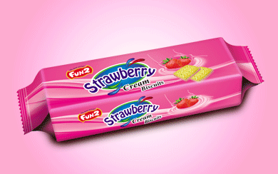 Strawberry Cream Biscuits