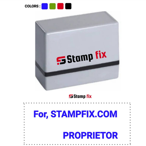 Pre ink Proprietor stamp