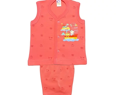 Little Sailor Print Sleeveless Tshirt and Shorts from Zoo Kids Wear
