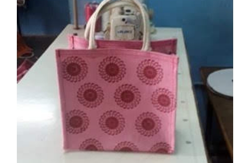 Jute LUNCH BAG BAG from YRS Enterprises