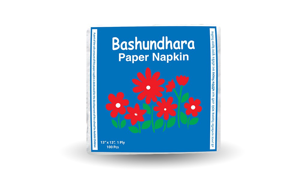 Bashundhara Paper Napkin (100 Pcs, Non-Perfumed) from Bashundhara Paper Mills Ltd.