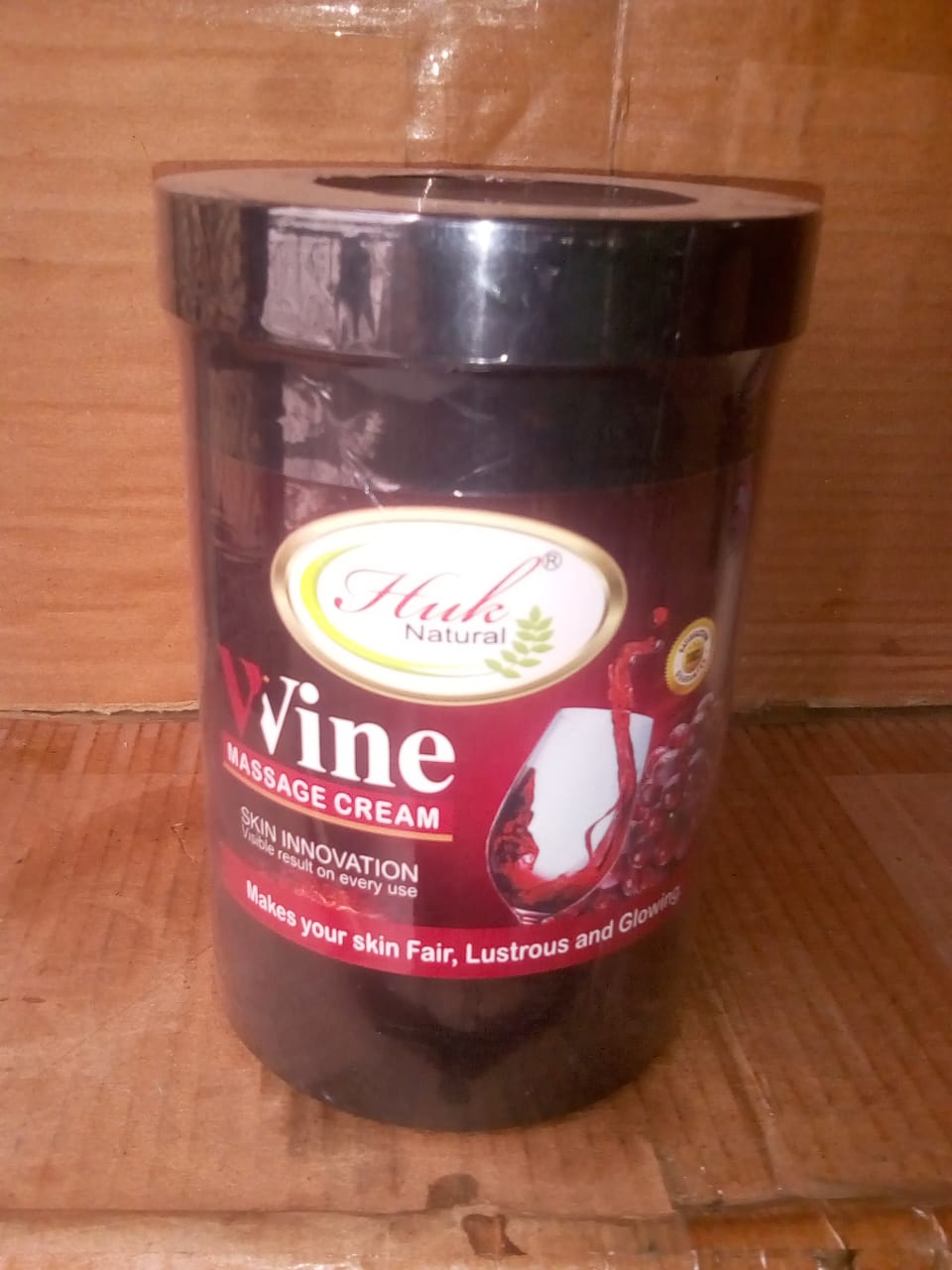 Huk Natural Wine Massage Cream from Huk Natural