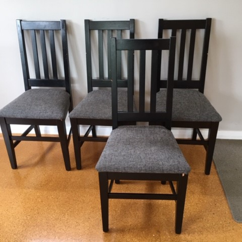 Solid teak wood dining chairs  from AMBER ART EXPORT