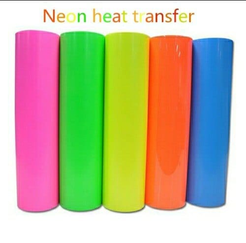 Neon Color PU Heat Transfer Vinyl from JD Enterprises