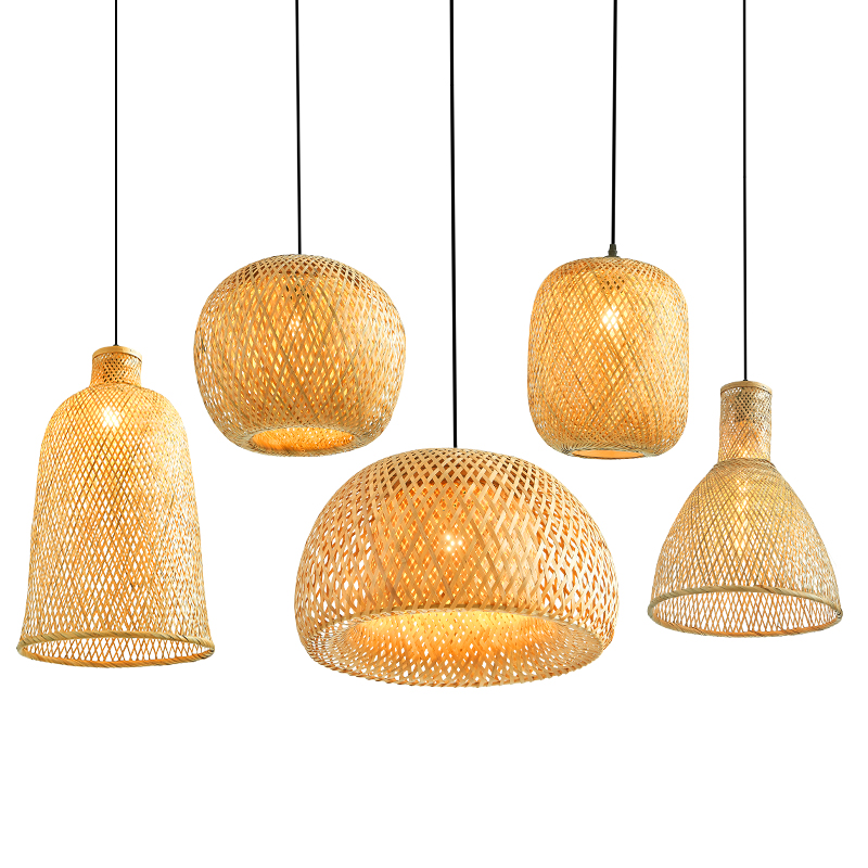 Bamboo Woven Lampshade Decoration Home Decor